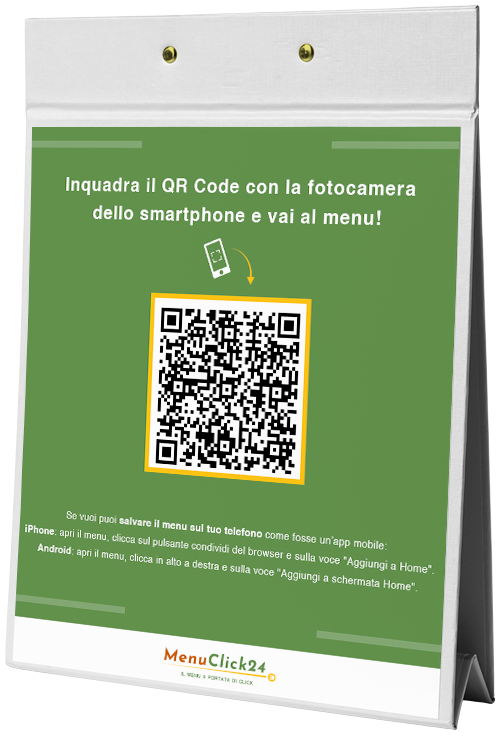 Menu Digitale con QRCode